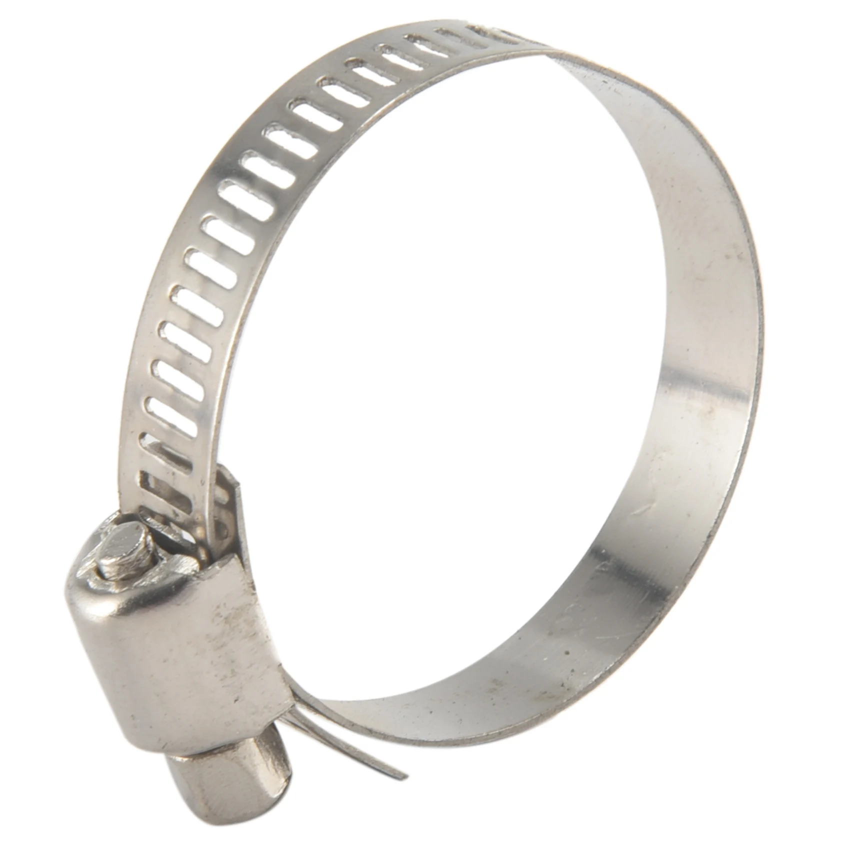 60-Piece Hose Clamp Set, 8-38 mm Pipe Clamps Made of 201 Stainless Steel, 7 Sizes Hose Clamps, Hose Ties, for Pipes