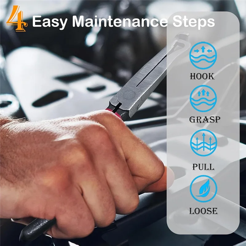 ABKS-Electrical Disconnect Pliers For Cars With Anti-Slip Grip And Carbon Steel Head, Tools