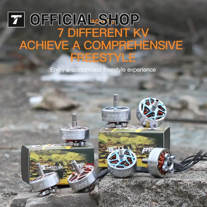 

T-motor 4PCS/SET Brushless Motor PACER P2306 V3.0 KV1750 KV1950 KV2550 Powerful Outrunner Freestyle For FPV RC Drone