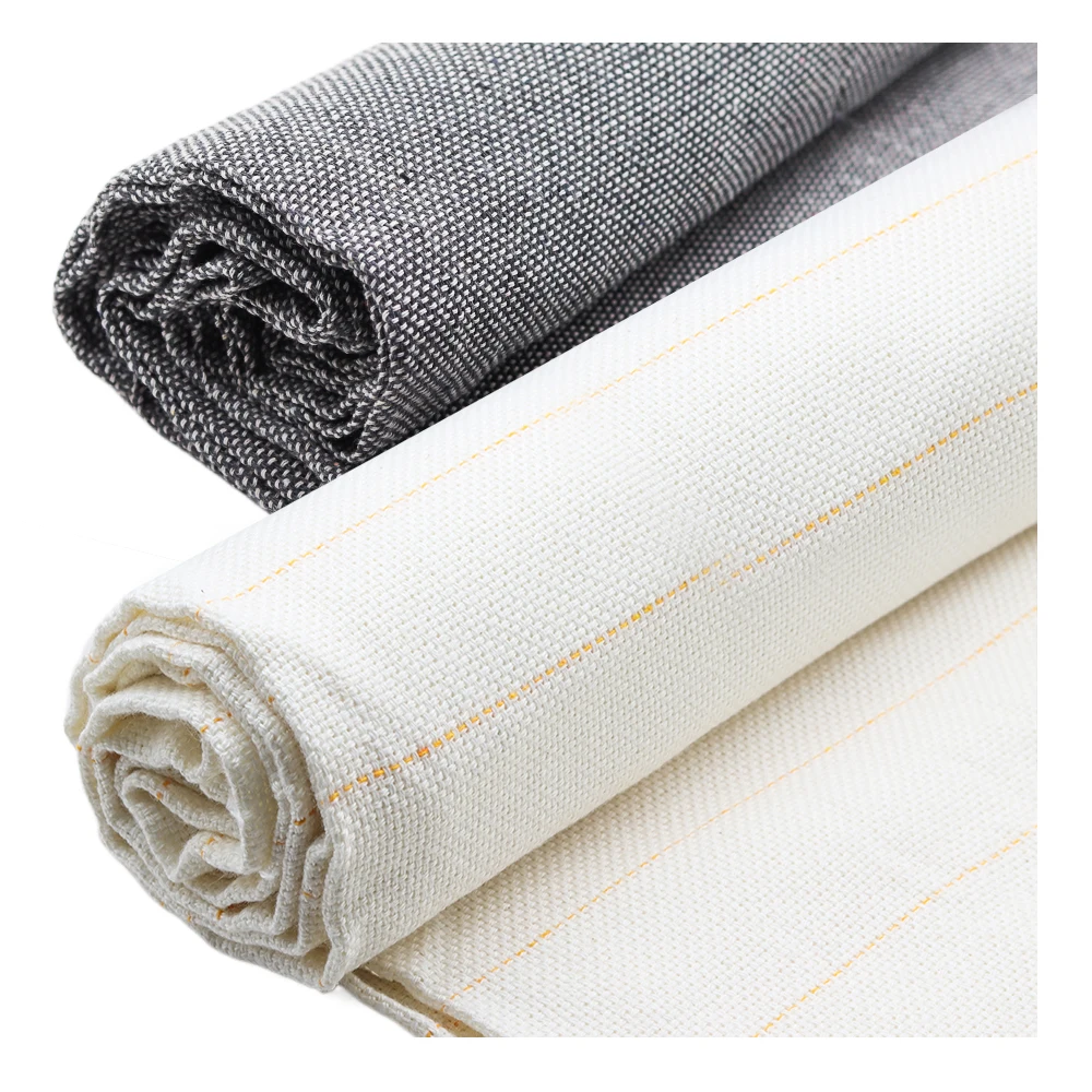 1.5*4 meter Monk Cloth Tufting Cloth Marked Lines Woven for Making Garments DIY Monk Cloth Carpet Tapestry Rug Making Needlework