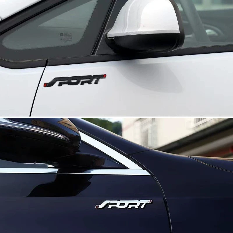 Metal car stickers scratch covers SPORT car stickers body stickers electric bikes motorcycles 3D car stickers
