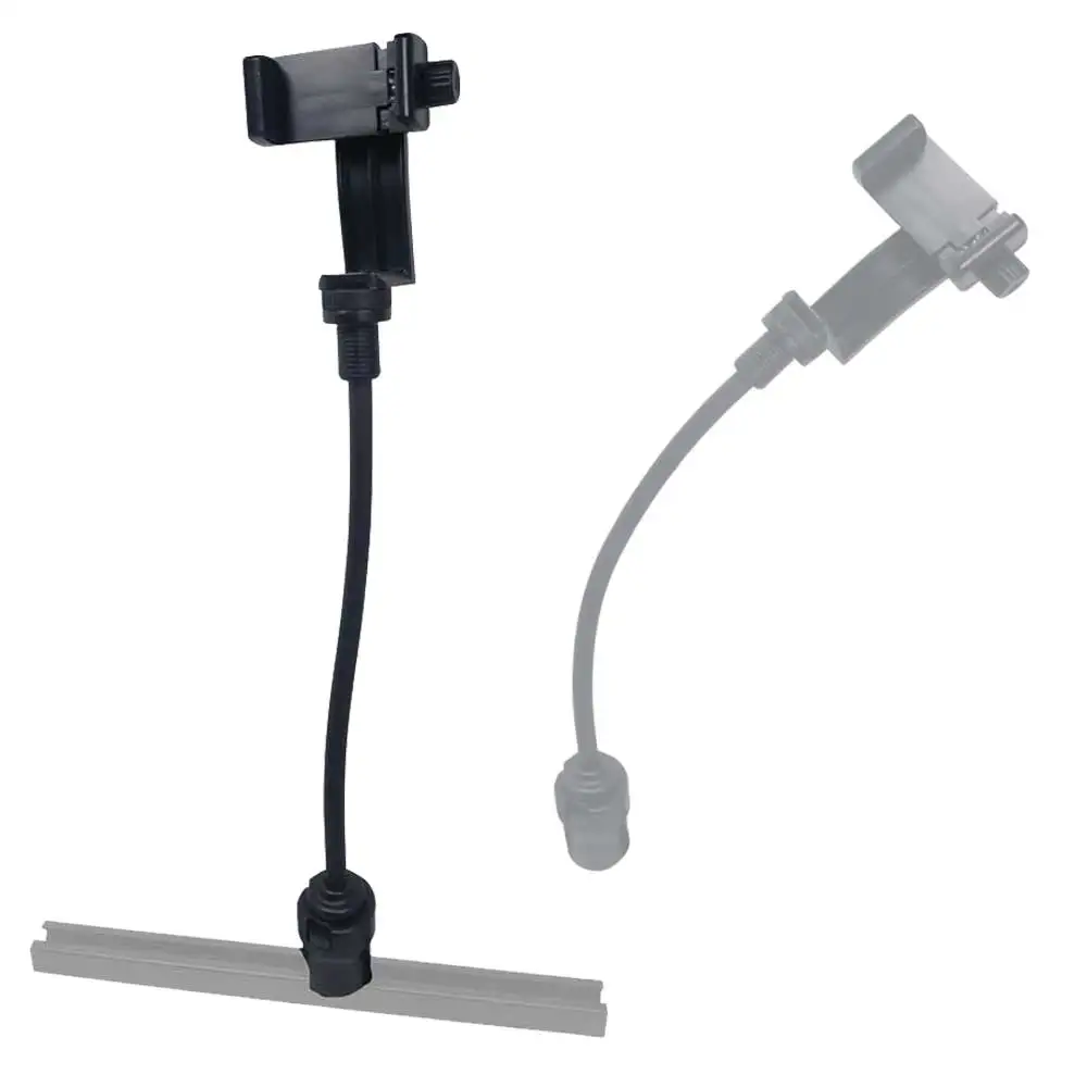 Flexible Gooseneck Phone Holder for Kayak Canoe with Sliding Base Screws Nuts Set Universal Cellphone Mount for Boating
