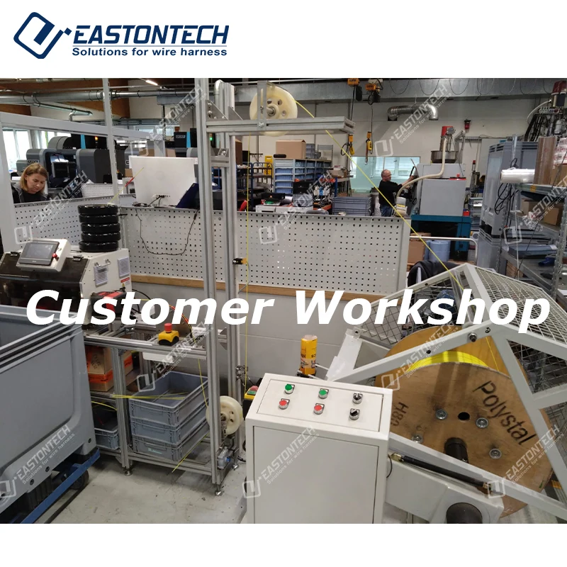 Wire Pre-Feeding Machine EW-1705 Automatic Cable Wire Feeding Machine For Cutting And Winding Max. 600kg