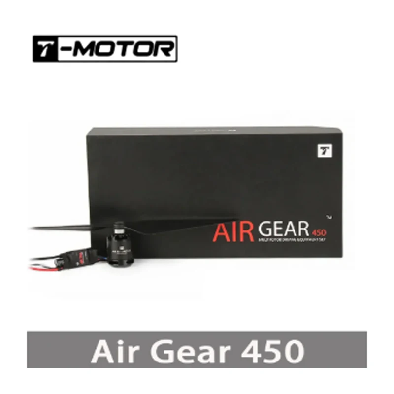 T-MOTOR Air Gear 450 II 4PCS 2216 AIR2216 KV920 Motor, Air 20A ESC, T1045 Props propeller for RC Beginners Edu Drone Show