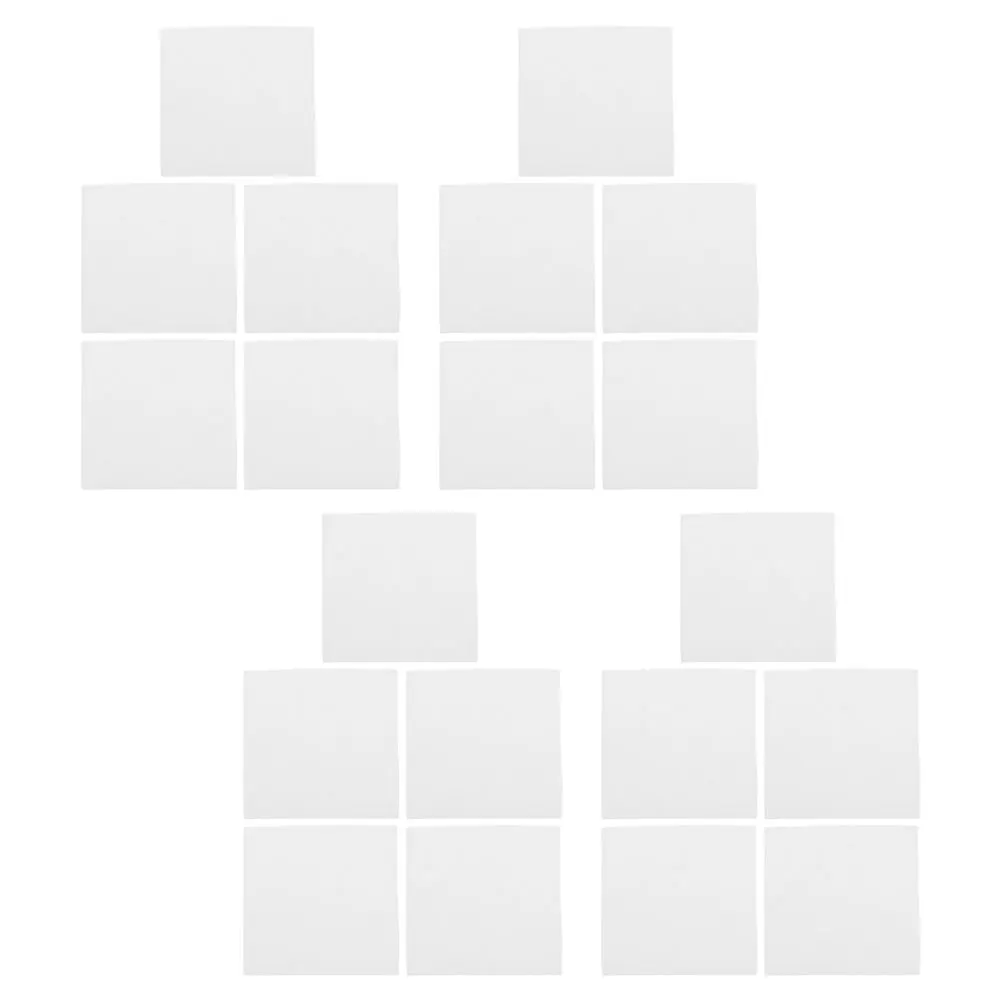 

20pcs Ceramic Fiber Backing Paper Insulation Microwave Kiln Sheets Fireproof Boards Gasket Materials Craft Glass Ceramic