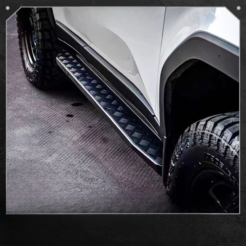 

New ForPrado LC250/GX550 Side Bars, Fixed Foot Pedals for Getting on And Off, Off-road Vehicle Metal Side Steps