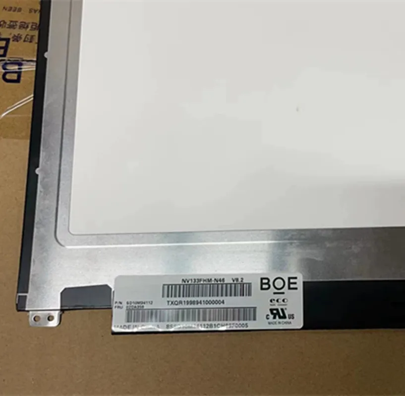 13.3 inch 60Hz 1920×1080 FHD P133WF2 (SP)(L8) LP133WF2-SPL8 LP133WF2 SPL8 LG053B laptop LCD screen replacement eDP 30 pin Tested