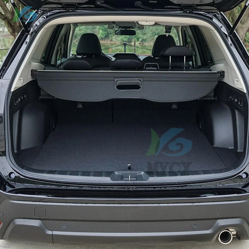 Aluminium Alloy + Fabric Rear Trunk Security Shield Cargo Cover For Subaru Forester 2012 - 2018 2019 - 2021