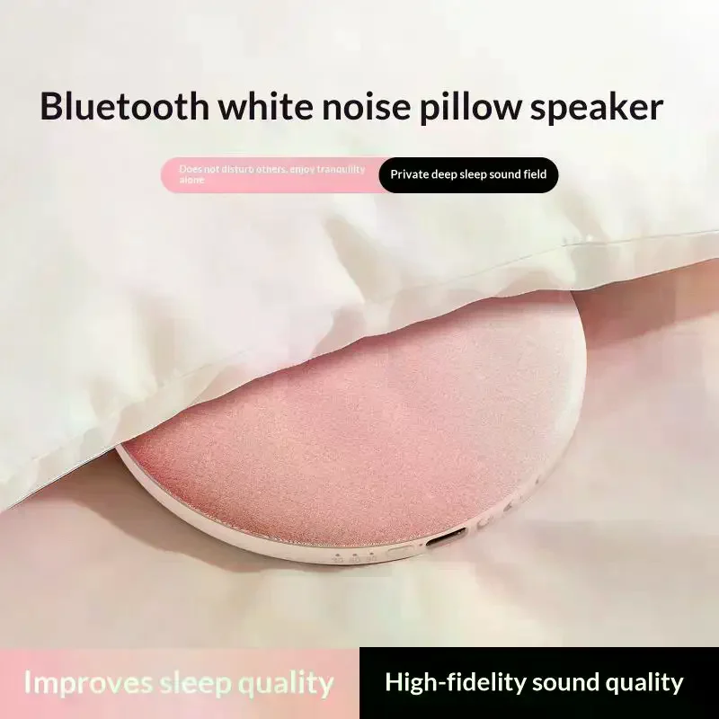 Timer-controlled Under Pillow Bluetooth Sleep Speaker Portable Audio Soft Relaxation Sleeping Sleep Aid Device Pillow Speaker