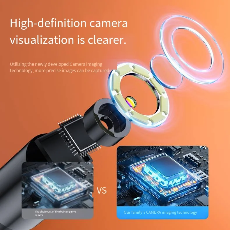 GOOAYA Endoscope Inspection Camera 3 in 1 Micro USB/Type-C Mini Inspection Camera for Andriod Waterproof Pipeline Borescope