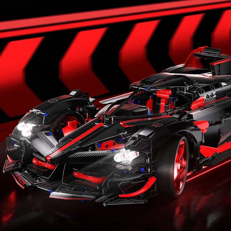 

Конструктор «Суперскоростной спортивный автомобиль», красный, 1:8
