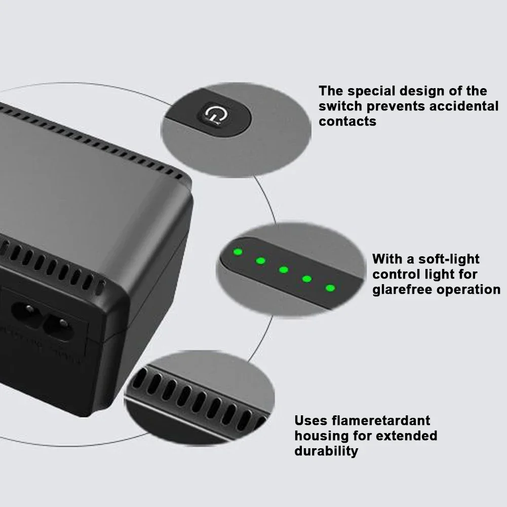 Imagem -05 - Interruptor Terminal de Rede Óptica Controle de Acesso Backup Celular Câmera Alimentação Ininterrupta Fonte Direta Roteador 5v 9v 12 v