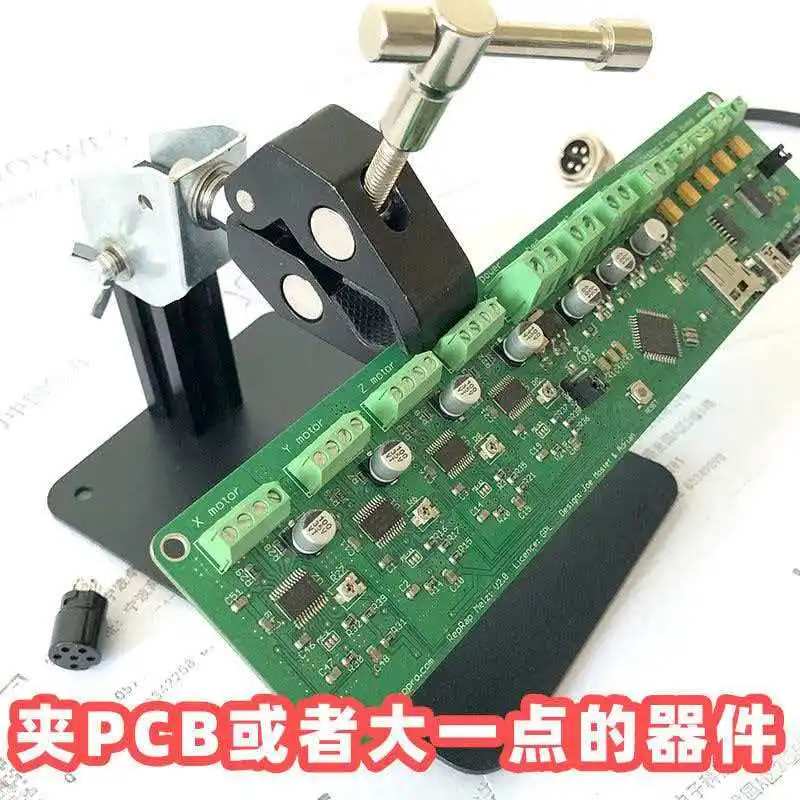

Aviation DB Connector Motor Cable PCB Circuit Board Soldering Stand Soldering Iron Holder Electronic vice Clamp Welding Fixture