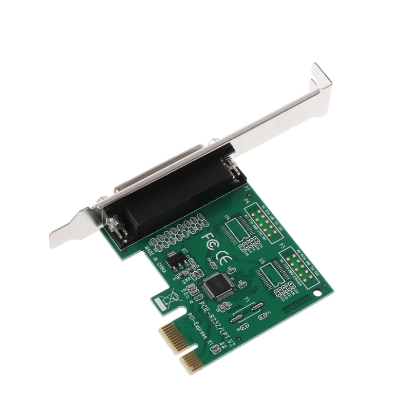 PCI-E Expansion Converter Adapter Board Parallel Port DB25 to PCI-E