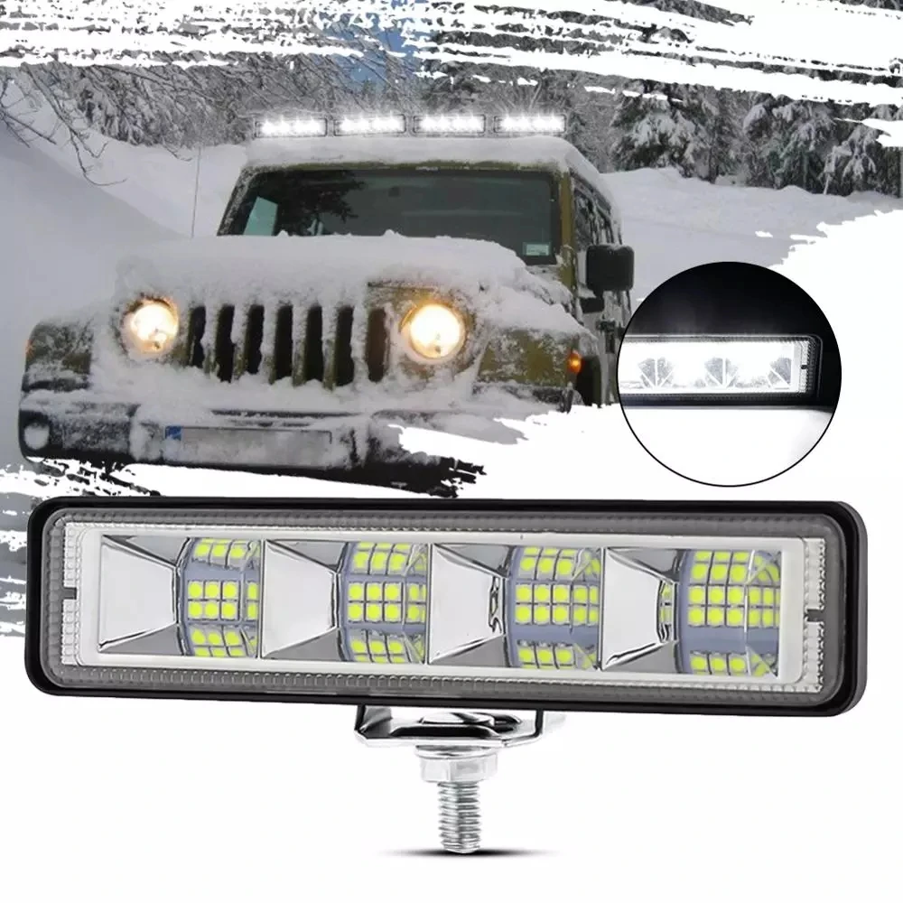 LED Work Light Flood Light LED Light Bar White Driving Lamp Portable Modified Lamp For Emergency Car Repairing Car SUV Bar Truck