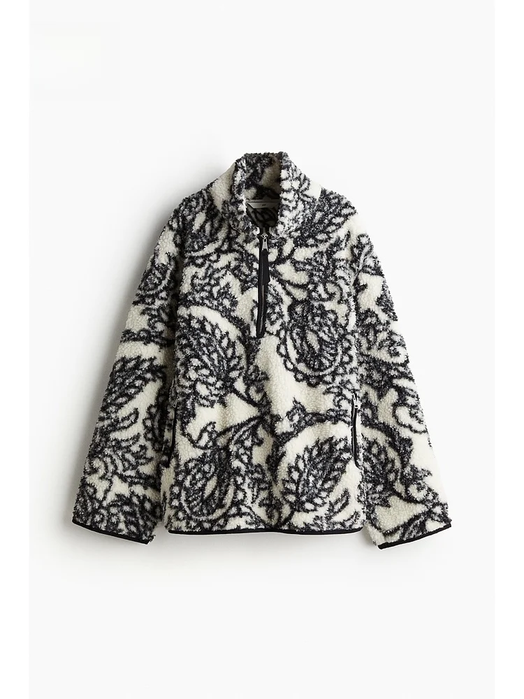 H&M Cardigan Teddy Fce Cisas da donna con cerniera strato superiore ort Capispalla Collezione autunnale Fibra di poliestere 00%