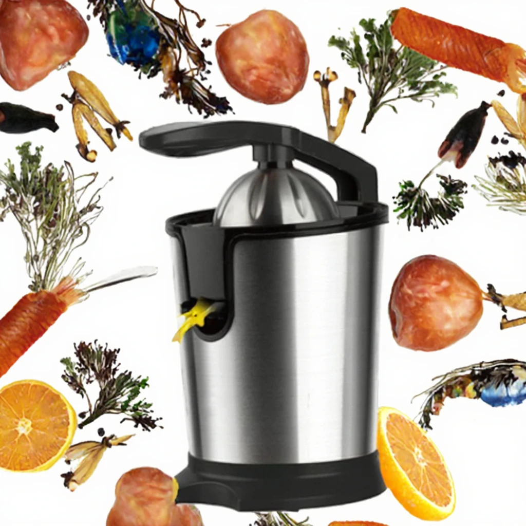 Eco-friendly Multi-Functional Electric Juicer Stainless Steel Blade Brushed Motor 180W 400ml Capacity English Operating