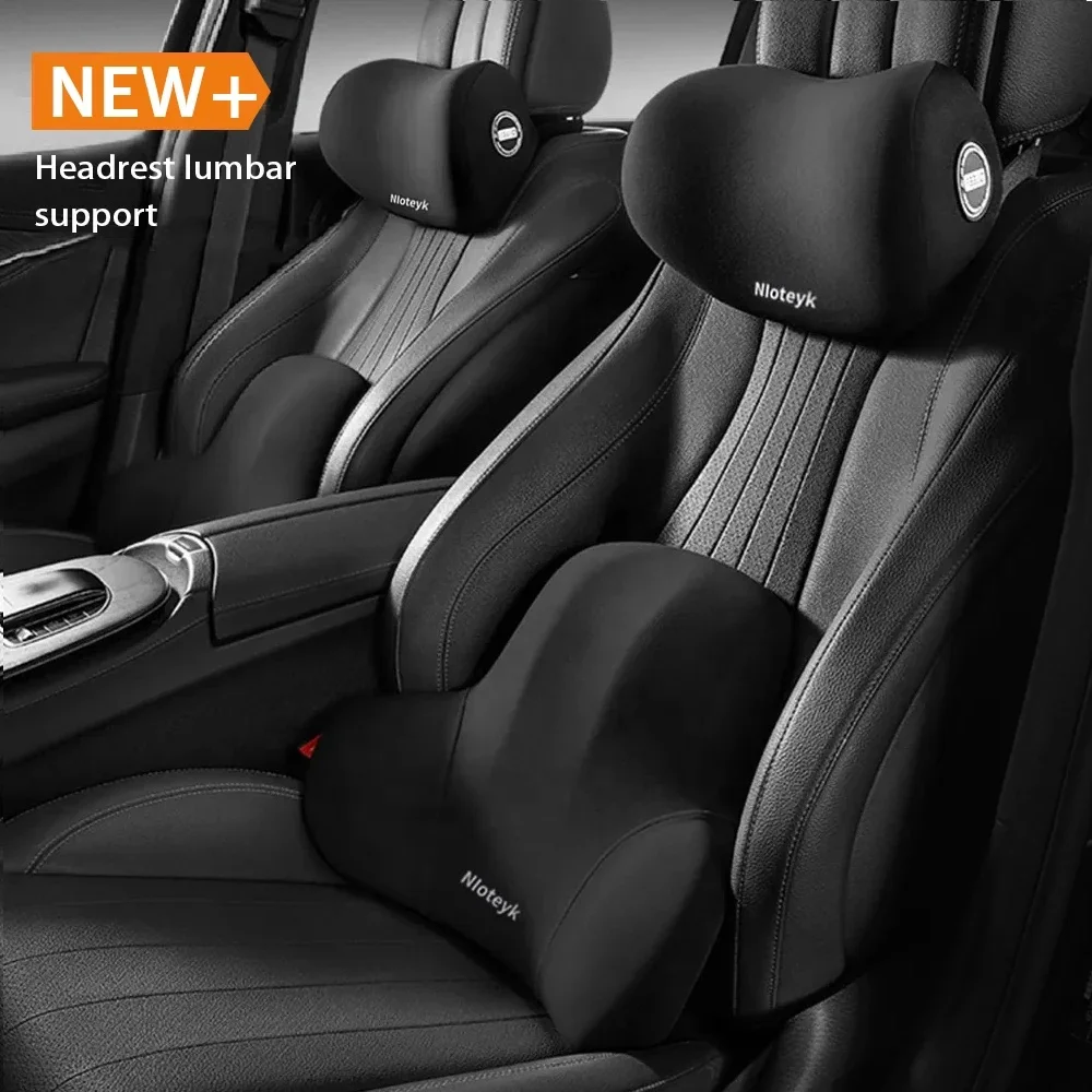 Auto Memory Foam Nackenkissen Schutz Lendenwirbel Rückenlehne Kissen Lendenkissen Auto Kopfstützenkissen