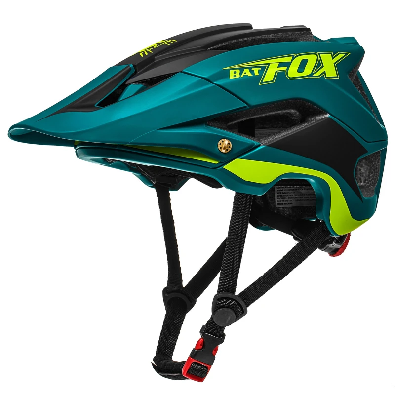 

Batfox 2025 MTB Pro Helmet: Adjustable Sun Visor & Multi-Impact Protection - Downhill/Trail Ready