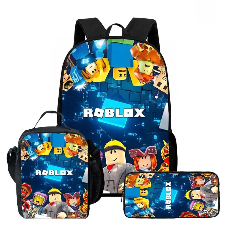 

Roblox Student School Backpack for Boys Girls Comfortable Large Capacity School Bag Casual Travel Backpack for School Daily Use