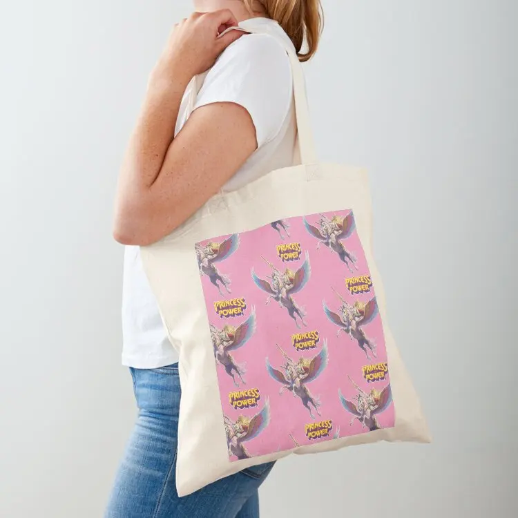 

Vintage Style SHE RA Card back Style Character art - She Ra on Swift Wind Tote Bag Cloth bag custom fabric bag