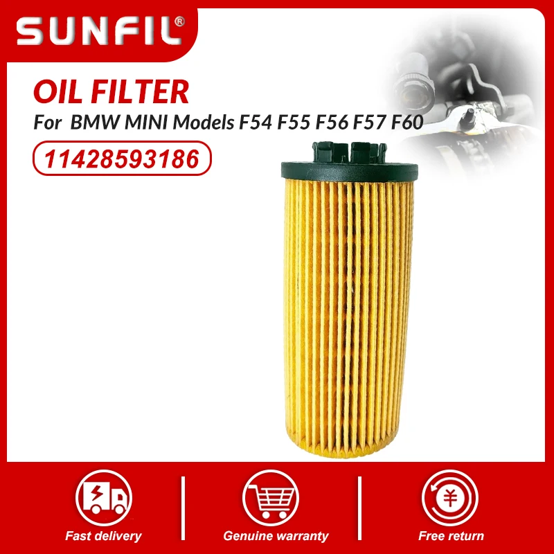 

11428593186 Элемент масляного фильтра для моделей BMW MINI F54 F55 F56 F57 F60 -