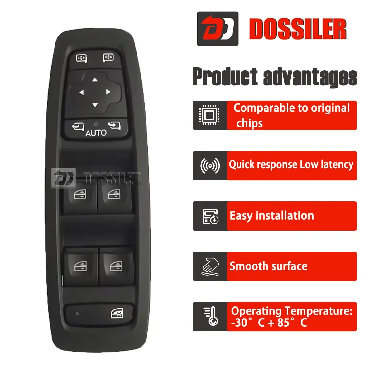 254012952R Dossiler Window Control Switch Electric Power Glass Lifter OEM 254012952R For Kadjar 2015-2022 accessories 24 Pins