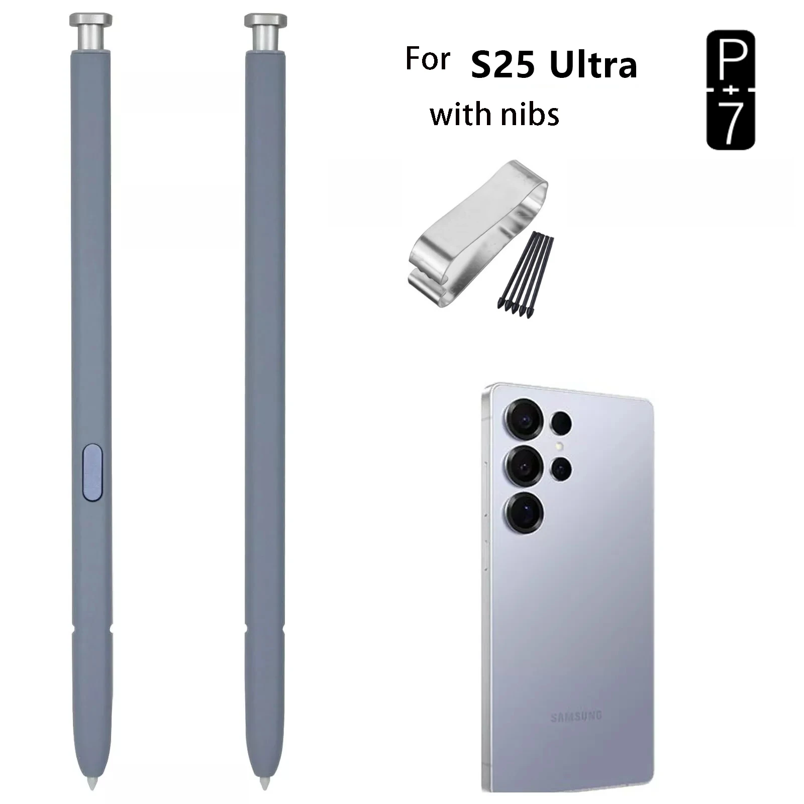 P+7 Stift für S25 Ultra, Ersatz für Samsung Galaxy S25 Ultra S938B S938U, Stylus S Pen, Touchscreen-Stift, SPen, ohne Bluetooth. – Detail 6