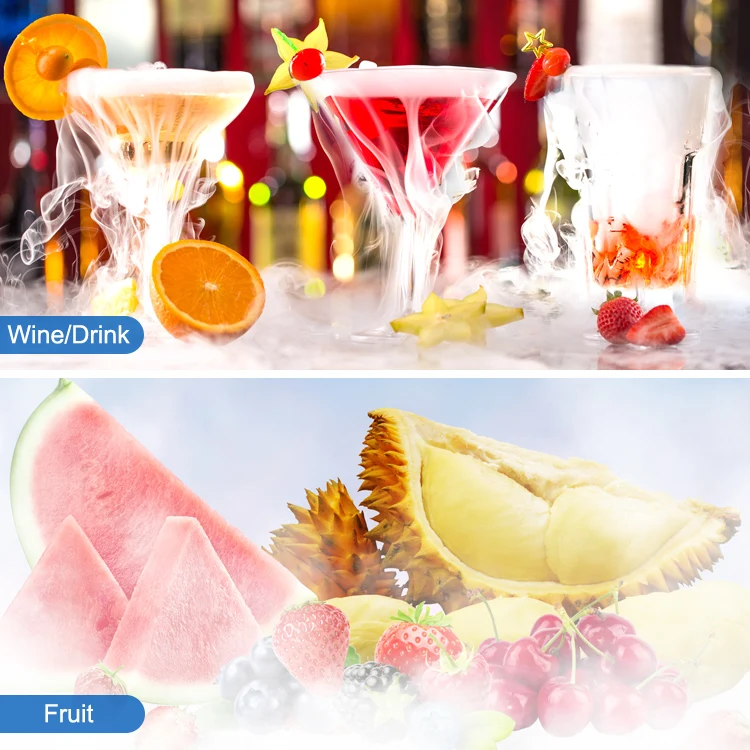 Edible Dry Ice Machine Small Dry Ice Block  Maker Cup  Cooler