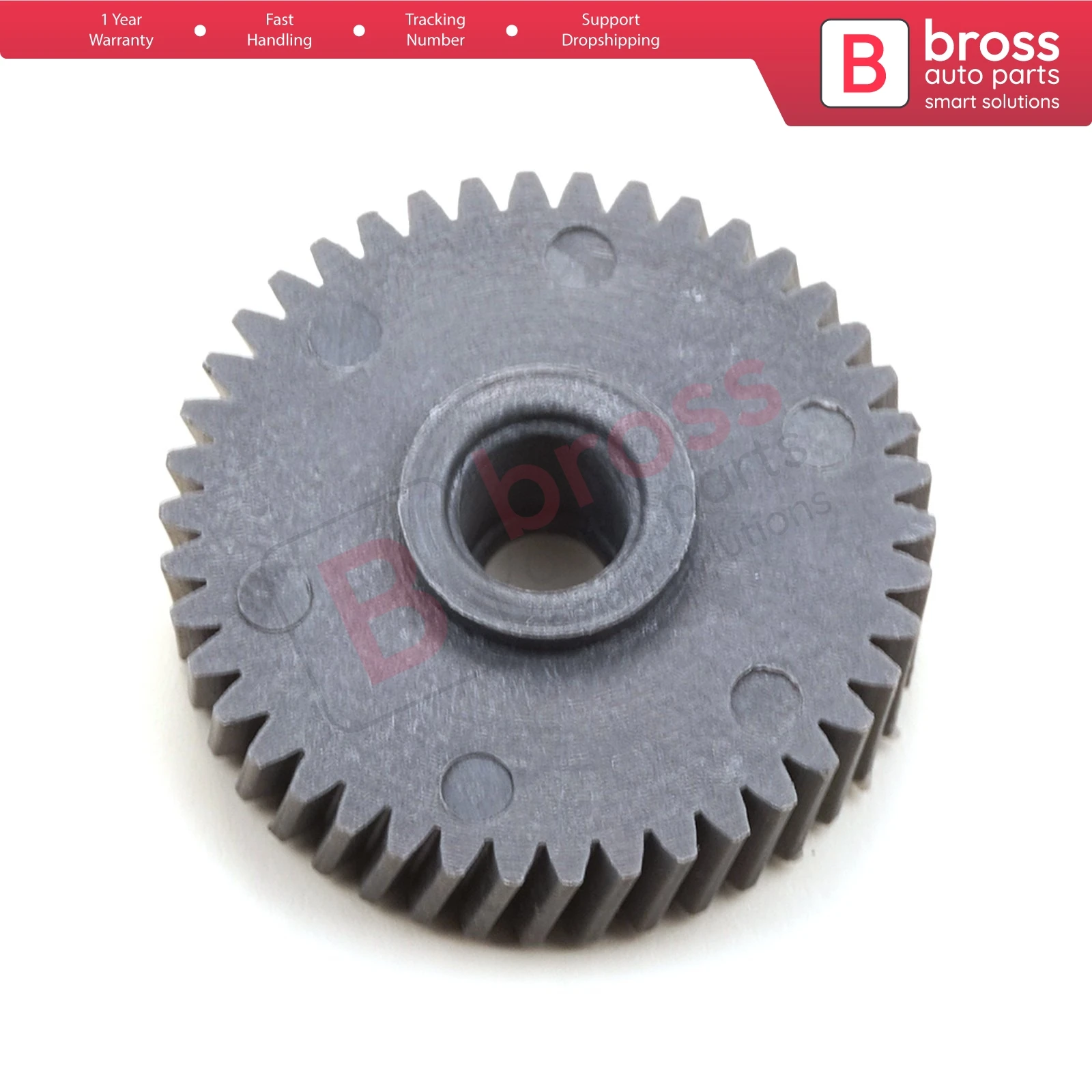 Bross BGE556 Power Seat Adjustment Motor Gear 42-Teeth for Porsche Cayenne  Outer Diameter: 31.84 mm Hole Diameter:7 mm