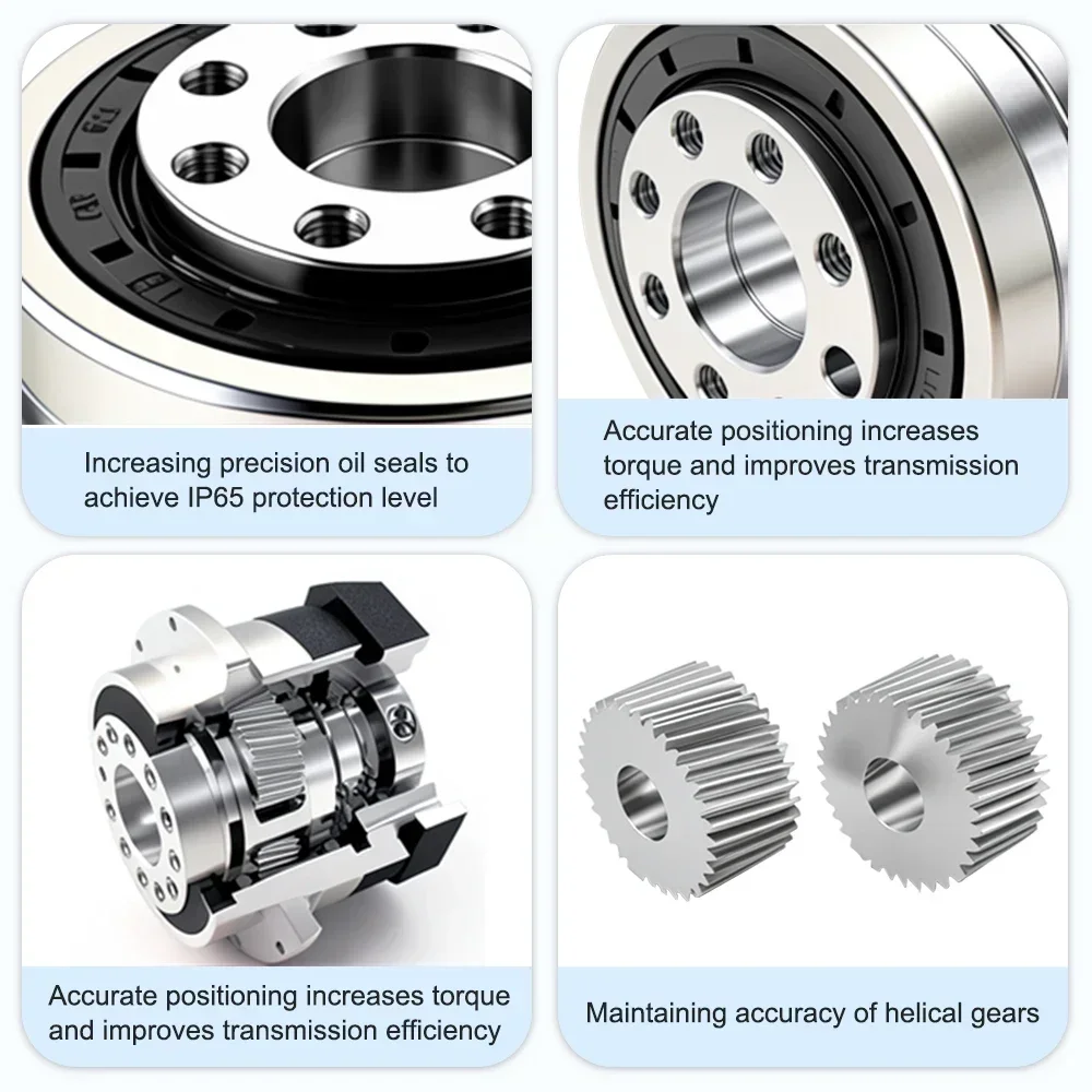 Disk Output Helical Planetary Reducer Flange Output Reducer for Stepper Servo Cam Divider Laser Marking Mechanical Arm Joint