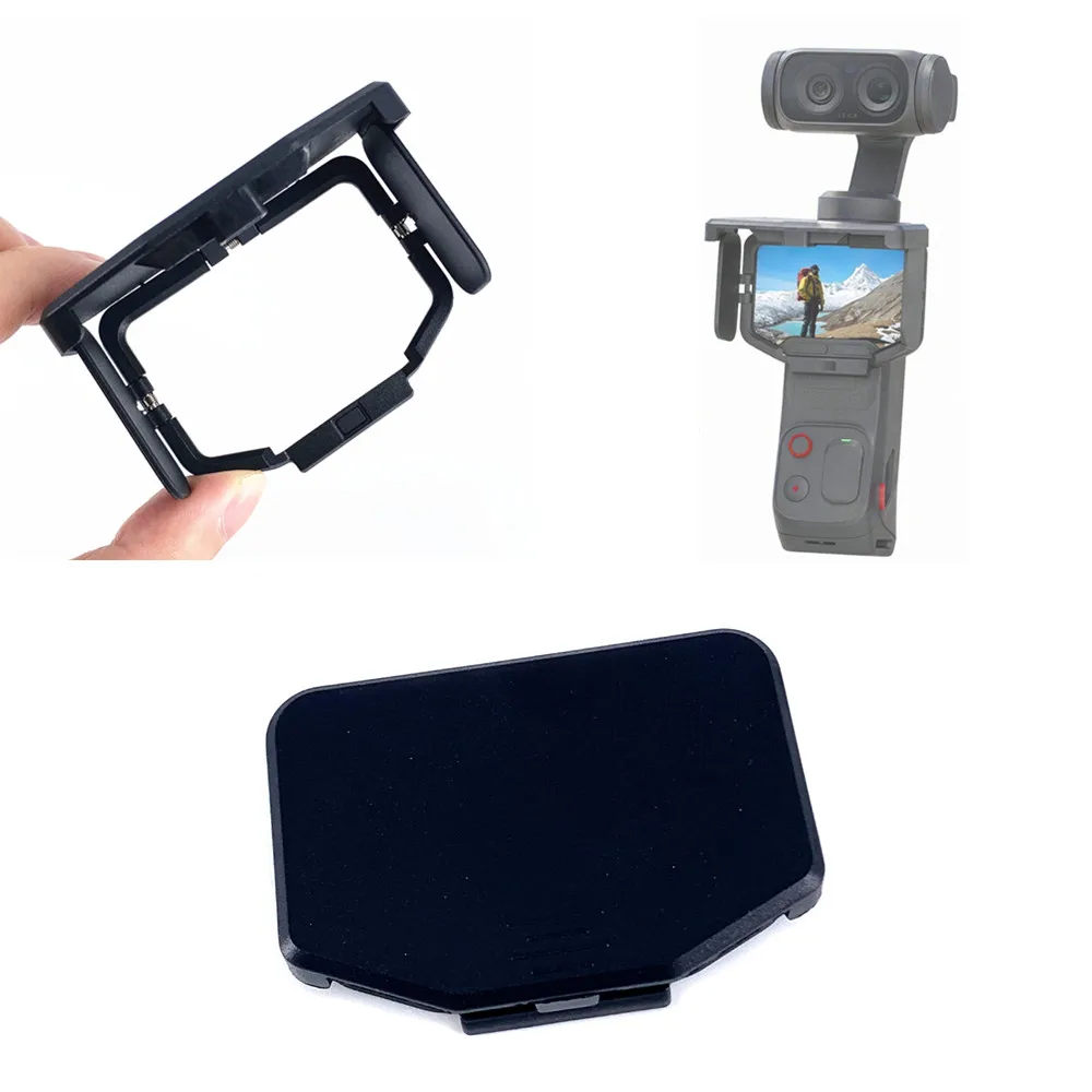 Generic NFC Foldable Magnetic Pop-up Sun Shade Cover Anti-Glare for Insta360 Luna Ultra Vlog Camera replace Flip Screen Hood