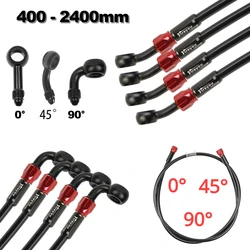 Motorcycle Brake Hose 10mm AN3 Hydraulic Clutch Tube Master Cylinder Brake Oil DOT Pipe Reinforced ATV Dirt Pit Racing Bike