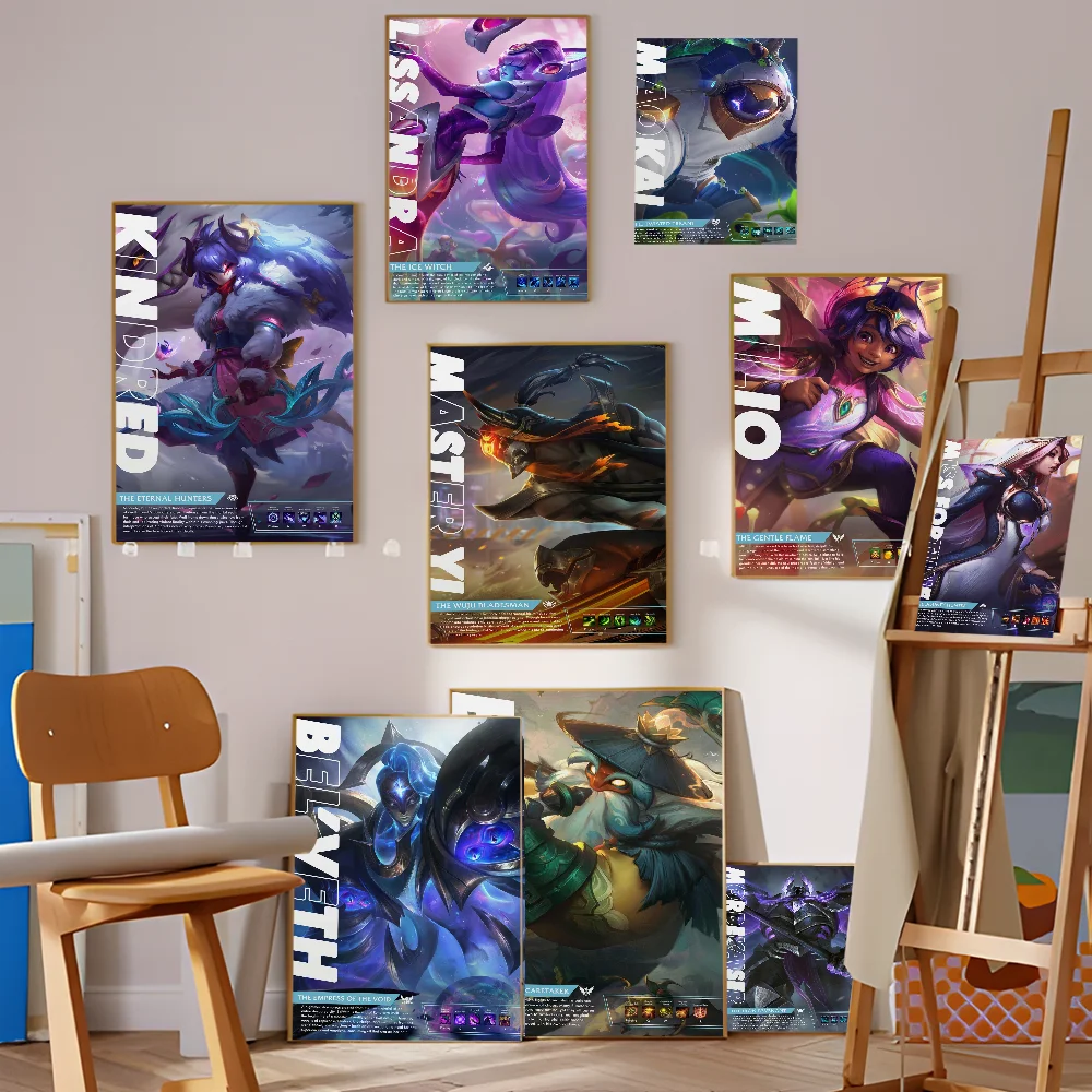 League of Legends Classic Movie Posters HD Quality Poster Wall Art Painting Study Nordic Home Decor