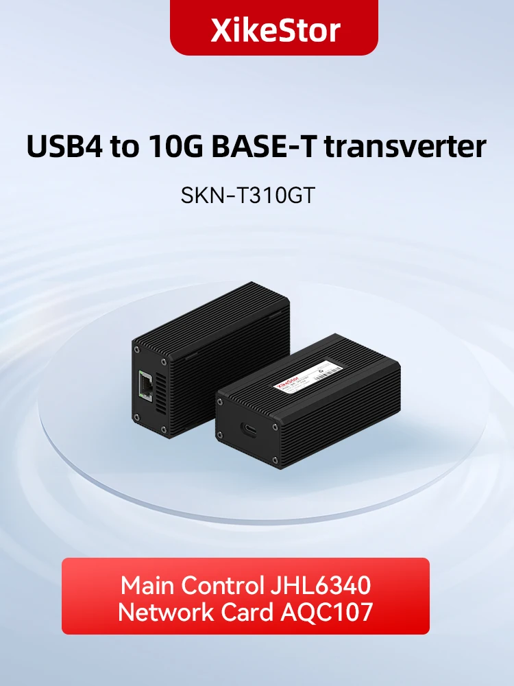 Xikestor®JHL634 main network card 10GB RJ45 usb4 Port USB4.0 converter Base-T 10 / 100/1000m/2.5G/5g/10g