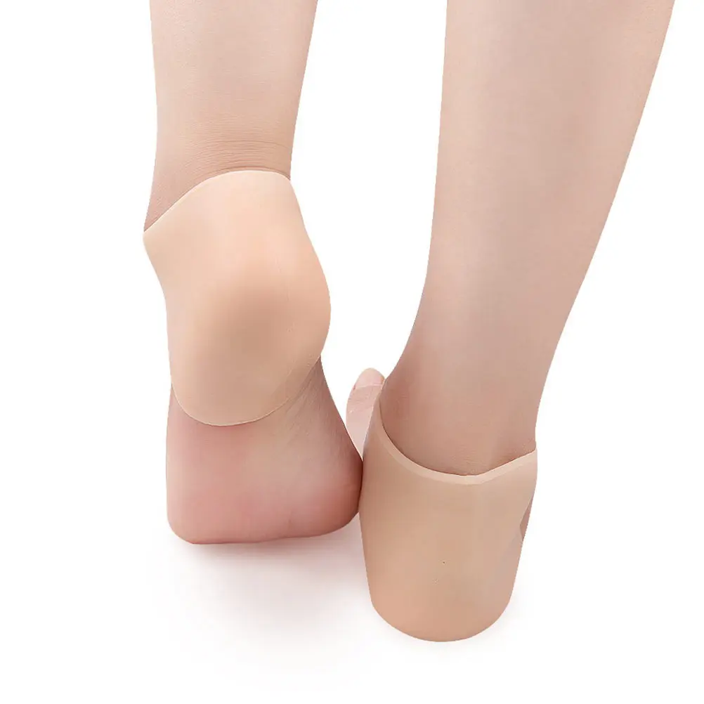 

3pcs Gel Heel Sleeves Foot Care Socks Moisturizing For Cracked Heels Pain Relief Sebs Heel Cushion Protector Pads Foot Skin