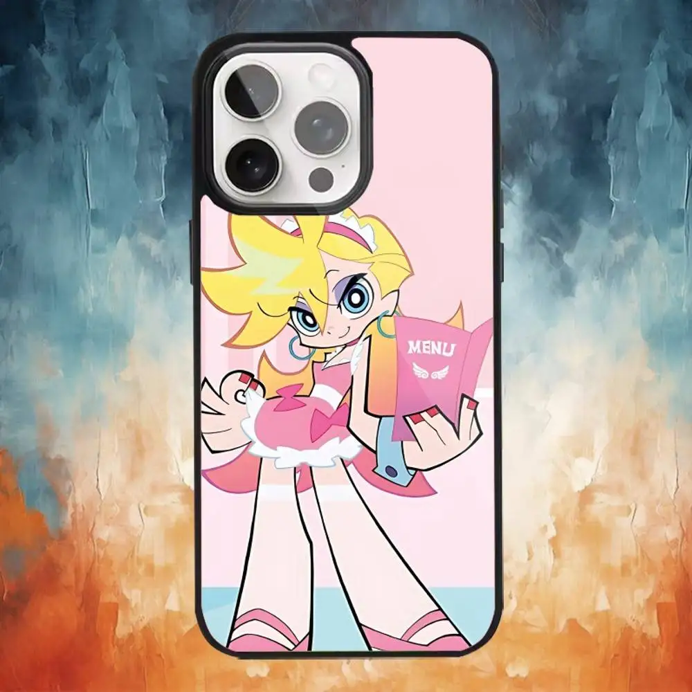 Calcinha e meia com anime garterbelt capa de telefone para iphone 17,16,15,14,13,12, plus, pro, para magsafe magnético sem fio charg