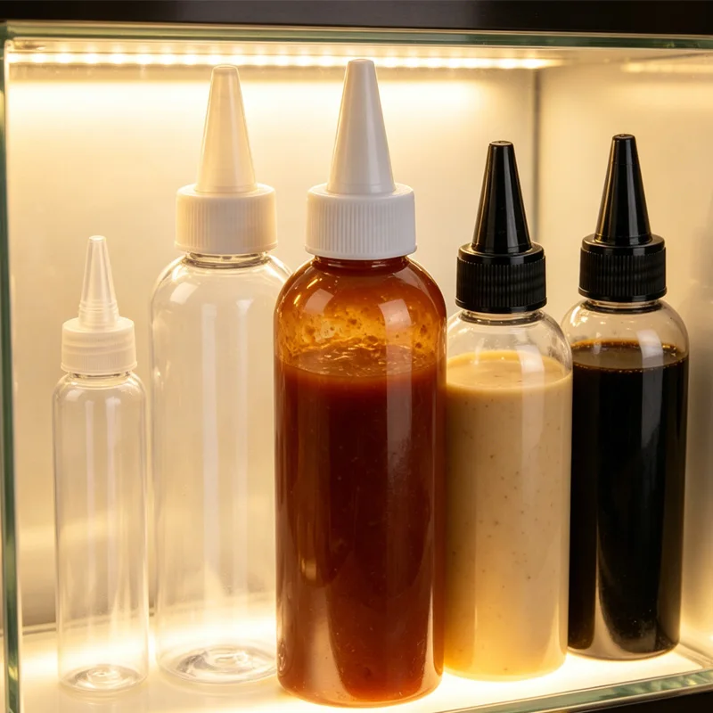 

30Pcs 10ml-100ml Squeeze Clear Plastic Sharp-mouth Dropper Bottle Paint Applicator Dispensing Bottles Empty Glue ink Containers