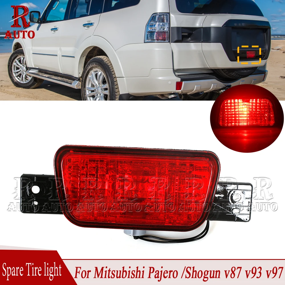 R-Auto Rear Bumper Spare Tire Light Tail Lamp For Mitsubishi Pajero Shogun 2007 2008 2009 2010 2011 2012 2013-2015 8337A068