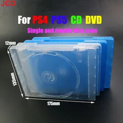Single Double CD DVD Discs Storage Bracket Holder For PS4  PS5 Game Accessories For PS4 Slim Pro Games Disk Cover Case Replace
