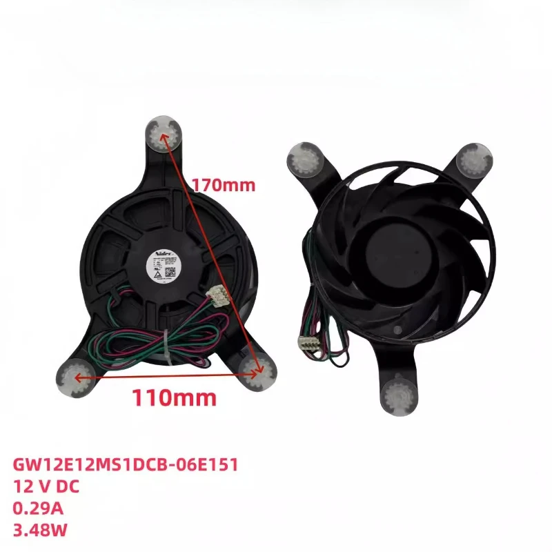 

Подходит для вентиляторов холодильника Siemens Bosch 12 В 0,29 А GW12E12MS1DCB-06E151