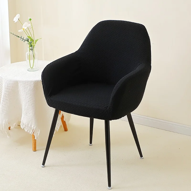 1/2 stücke Jacquard Stuhlhussen Hohe Arm Esszimmer Stuhl Abdeckung Elastische Stuhl Sitz Schonbezug Schutz für Hochzeit Wohnzimmer hause – Detail 21