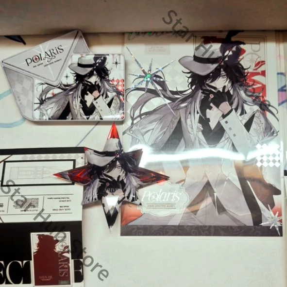 Honkai: Star Rail Ashveil Cosplay Anime Instant Camera Double Flash Tinplate Badge Postcard Acrylic Standee Game Gifts Kawaii