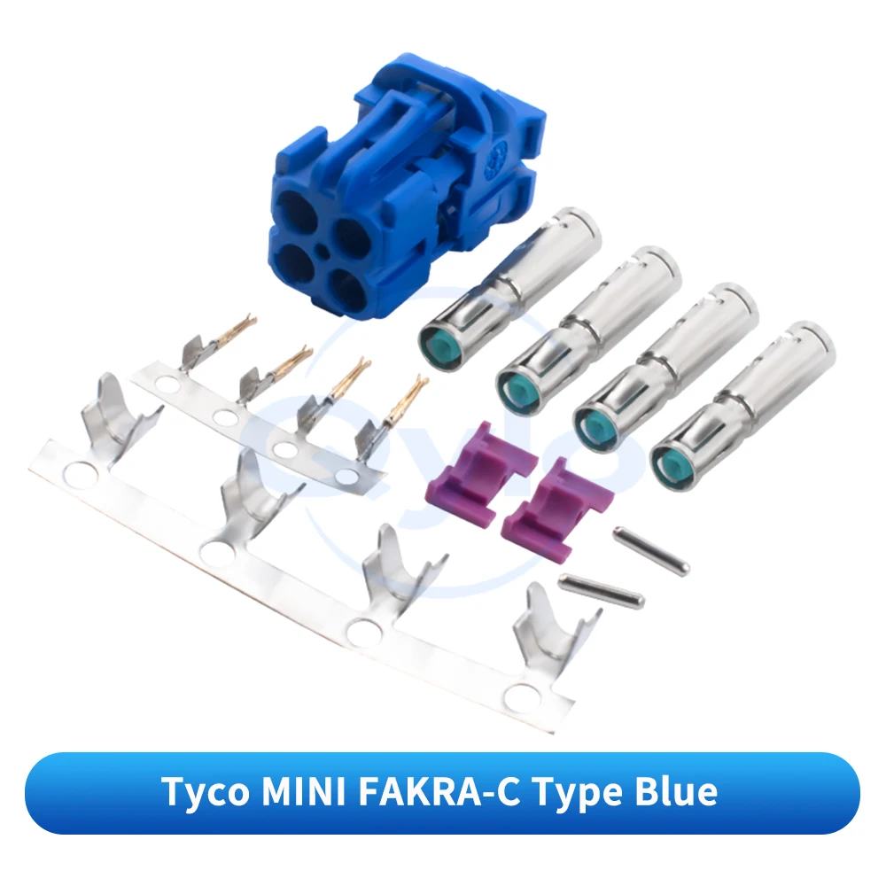 Mini FAKRA Quad-Connector Mini FAKRA-A/C/D/Z Type Connector Tyco Version (1 pcs)