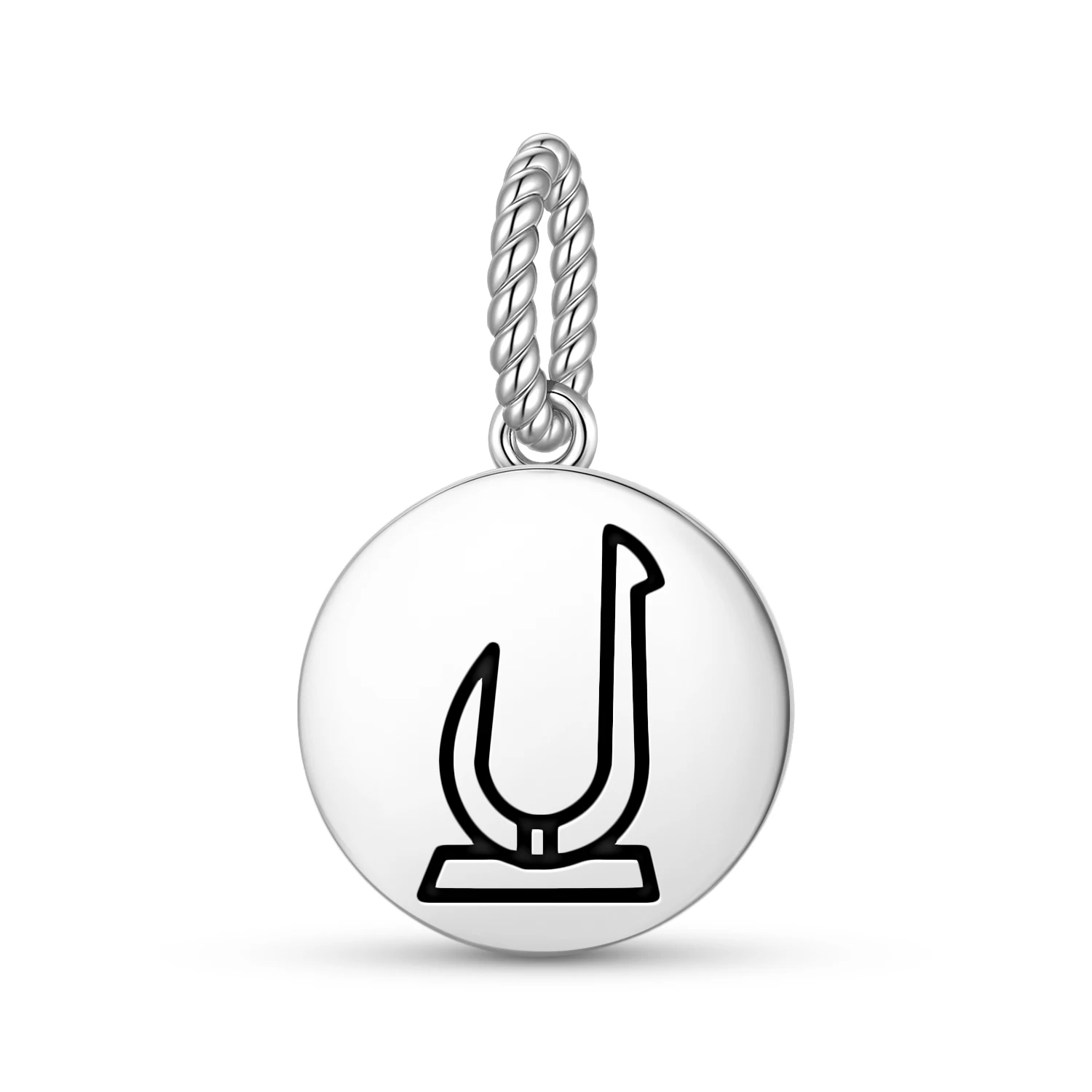 

Easter Island Rapa Nui Mangai Pendant 925 Sterling Silver Symbol Charm Bead for Women Bracelet Necklace Jewelry Trendy