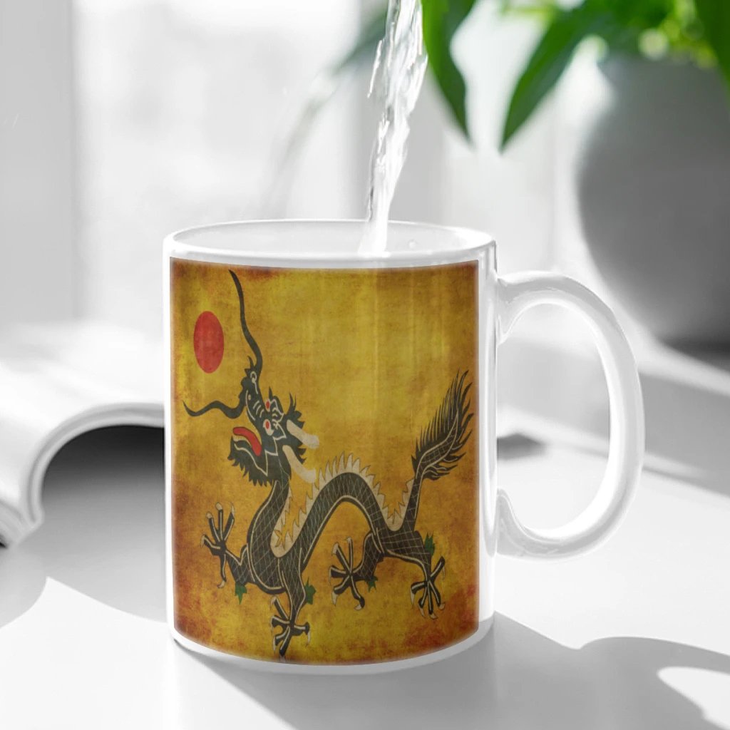 

Nordic Fantasy Dragon Ceramic Cup Coffee Oatmeal Breakfast Cup Creative Personality Mug