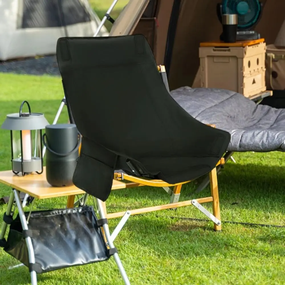 Anti Slip Moon Chair Seat Cover Anti Sinking Scratchproof Folding Camping Chair Cover Breathable Wear-Resistant Chair Seat Cover