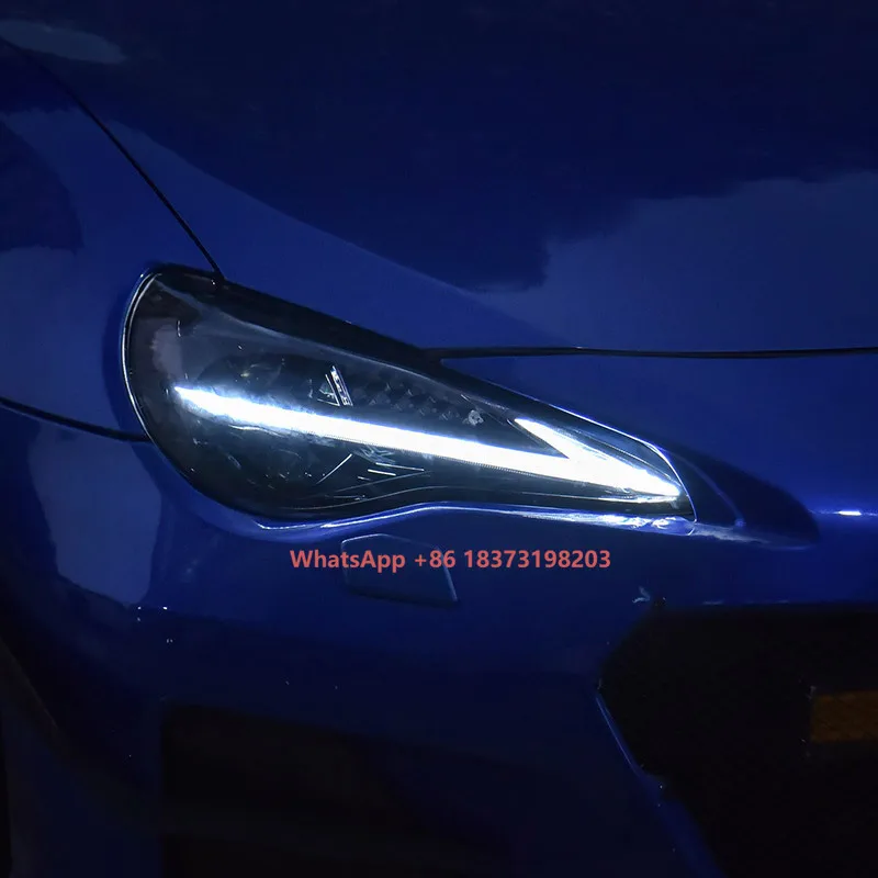 Car Lights for 86 2012-2020 Subaru BRZ LED Auto Headlight Assembly Upgrade Bicofal Lens Dynamic Signal Lamp Accessories