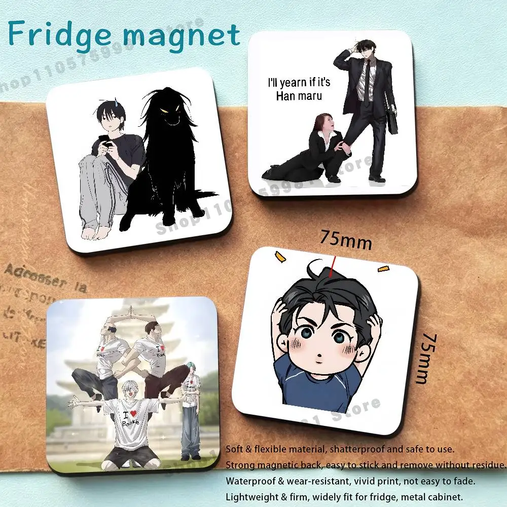 Funny H-Han Maru SPECIAL Civil Servant Fridge Magnetic Magnet PVC Memorial Decor for Family Friends Students Adults