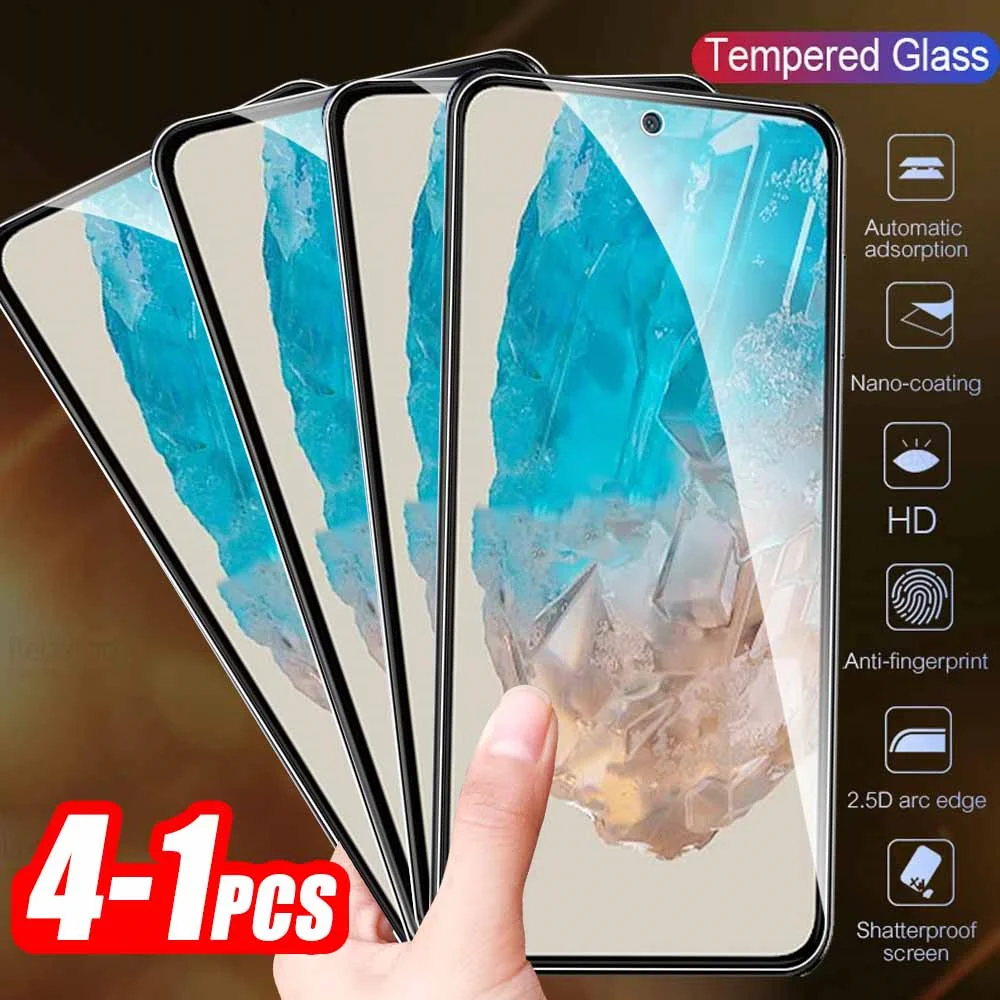 1-4Pcs Full Cover Tempered Glass For Samsung Galaxy M35 5G Screen Protector For samsung M35 M 35 35M 6.6'' Armor Protective Film